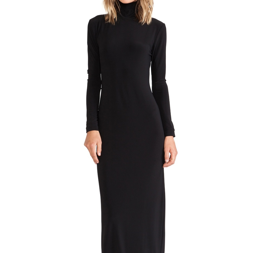 Norma Kamali KAMALIKULTURE Turtleneck Maxi Dress